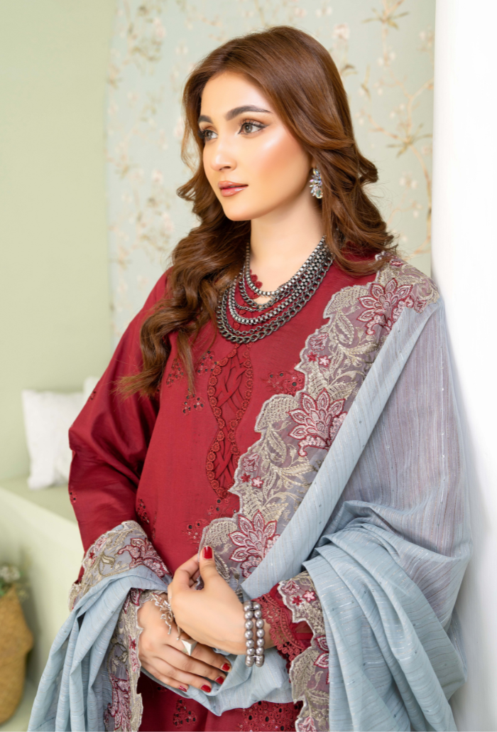 Humdum | Baad e Baharan Lawn | Baad e Baharan - D08 - Pakistani Clothes for women, in United Kingdom and United States