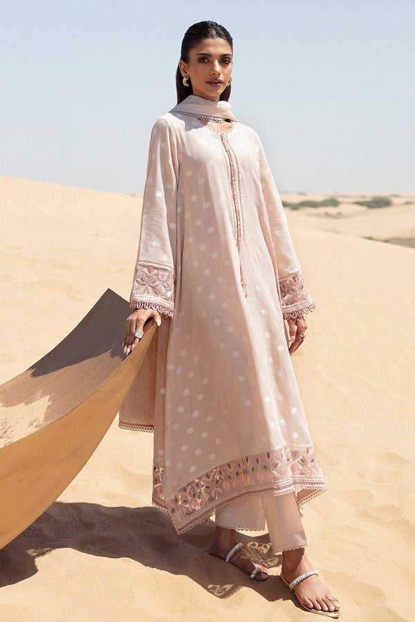 Cross Stitch | Eid Lawn 24 | DUSTY ROSE - Hoorain Designer Wear - Pakistani Designer Clothes for women, in United Kingdom, United states, CA and Australia