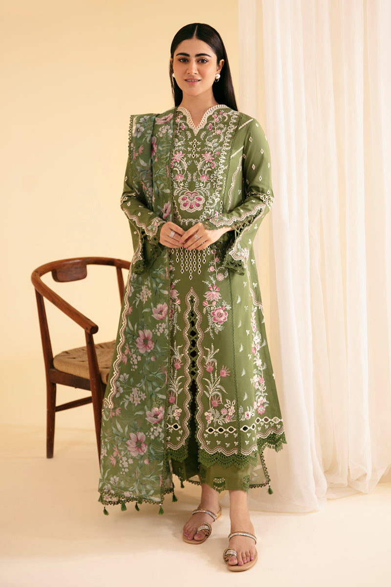 Qalamkar | Qlinekari Luxury Lawn | SQ-14 SEMAL - Pakistani Clothes for women, in United Kingdom and United States