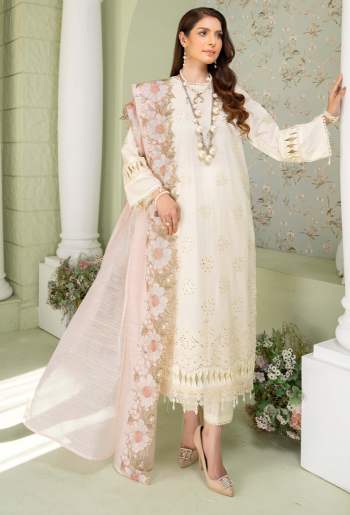Humdum | Baad e Baharan Lawn | Baad e Baharan - D01 - Pakistani Clothes for women, in United Kingdom and United States