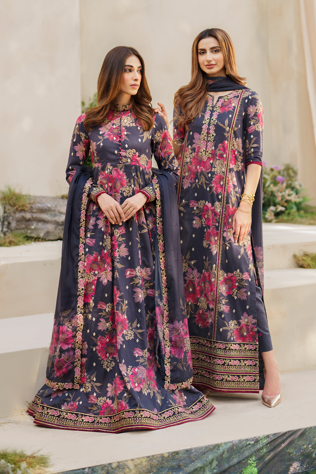 Iznik | Exclusive Lawn | SFL-12 EMBROIDERED LAWN - Pakistani Clothes for women, in United Kingdom and United States