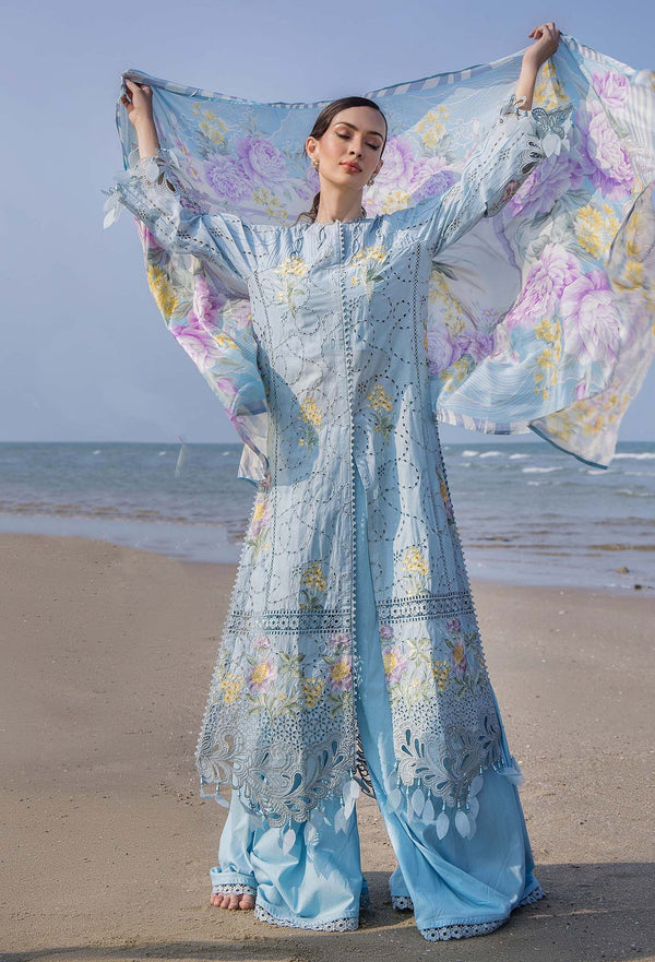 Adans Libas | Ocean Lawn | Adan's Ocean 7404 - Hoorain Designer Wear - Pakistani Designer Clothes for women, in United Kingdom, United states, CA and Australia
