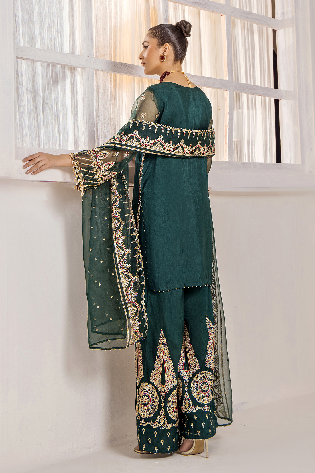 Rajwani | Luxury Formals |Xenia green