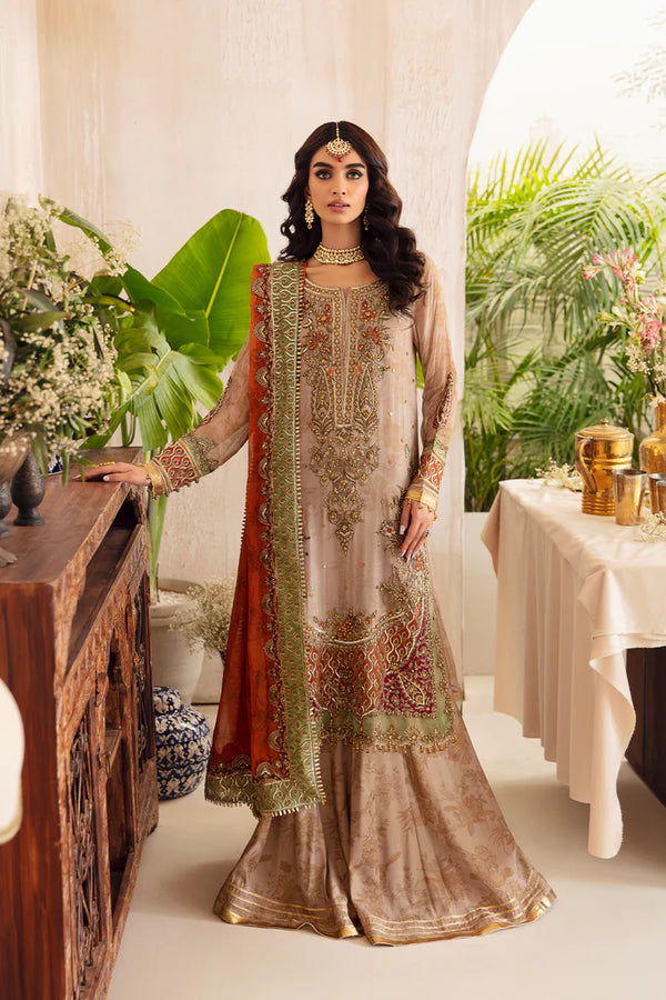 Charizma | Dastaan e Jashaan Formal Collection | DJ4-02 - Hoorain Designer Wear - Pakistani Ladies Branded Stitched Clothes in United Kingdom, United states, CA and Australia