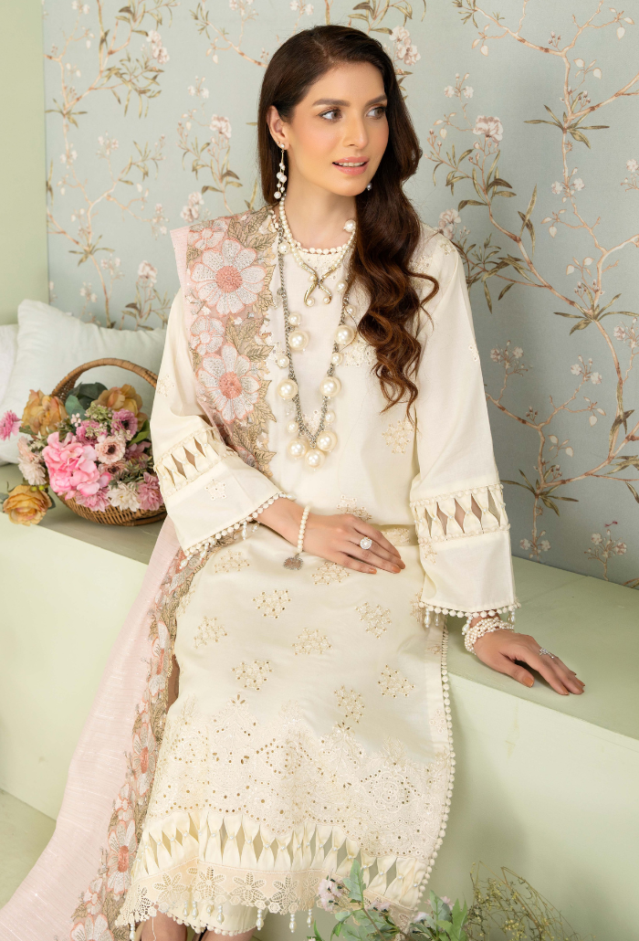 Humdum | Baad e Baharan Lawn | Baad e Baharan - D01 - Pakistani Clothes for women, in United Kingdom and United States