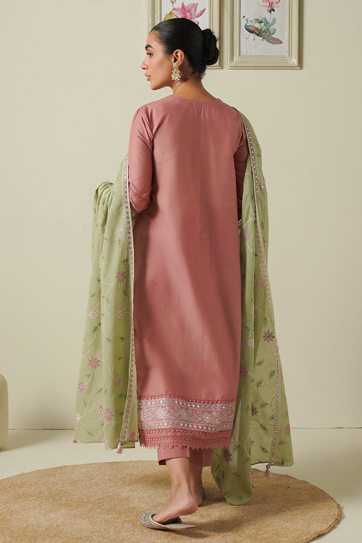 Cross Stitch | Mahiri Embroidered Lawn 24 | SOFT SAGE - Pakistani Clothes for women, in United Kingdom and United States