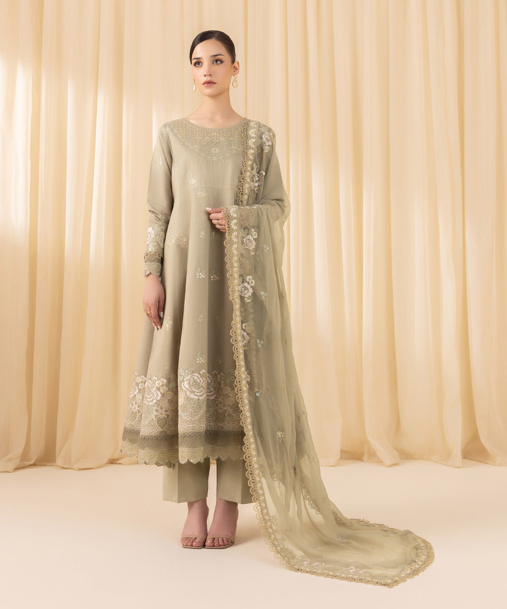 Sapphire | Festive 24 | COTTON NET SUIT 03