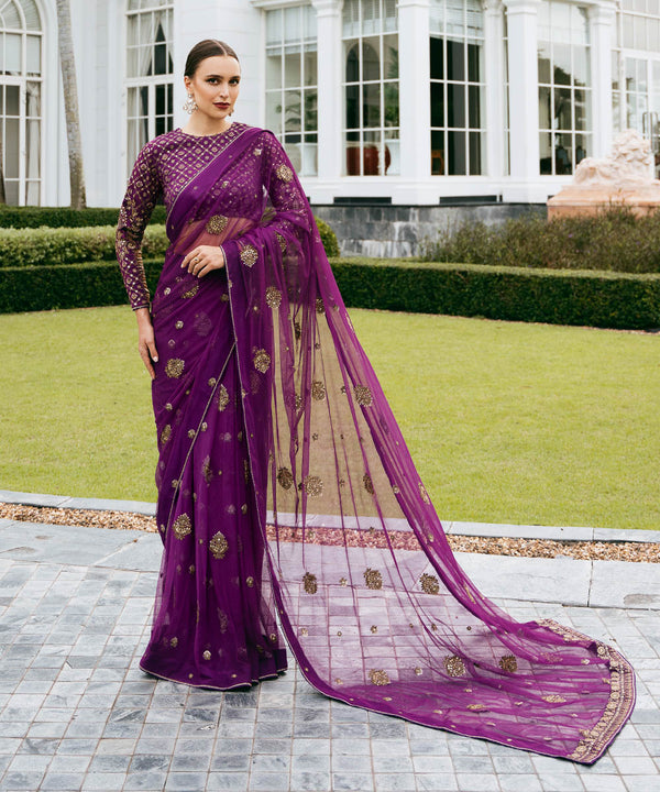 Sapphire | Festive 24 | NET SAREE 86