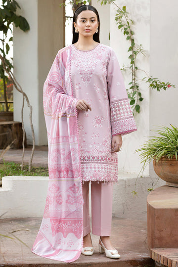 Farasha | Summer Weaves Embroidered Lawn | Muted Bloom