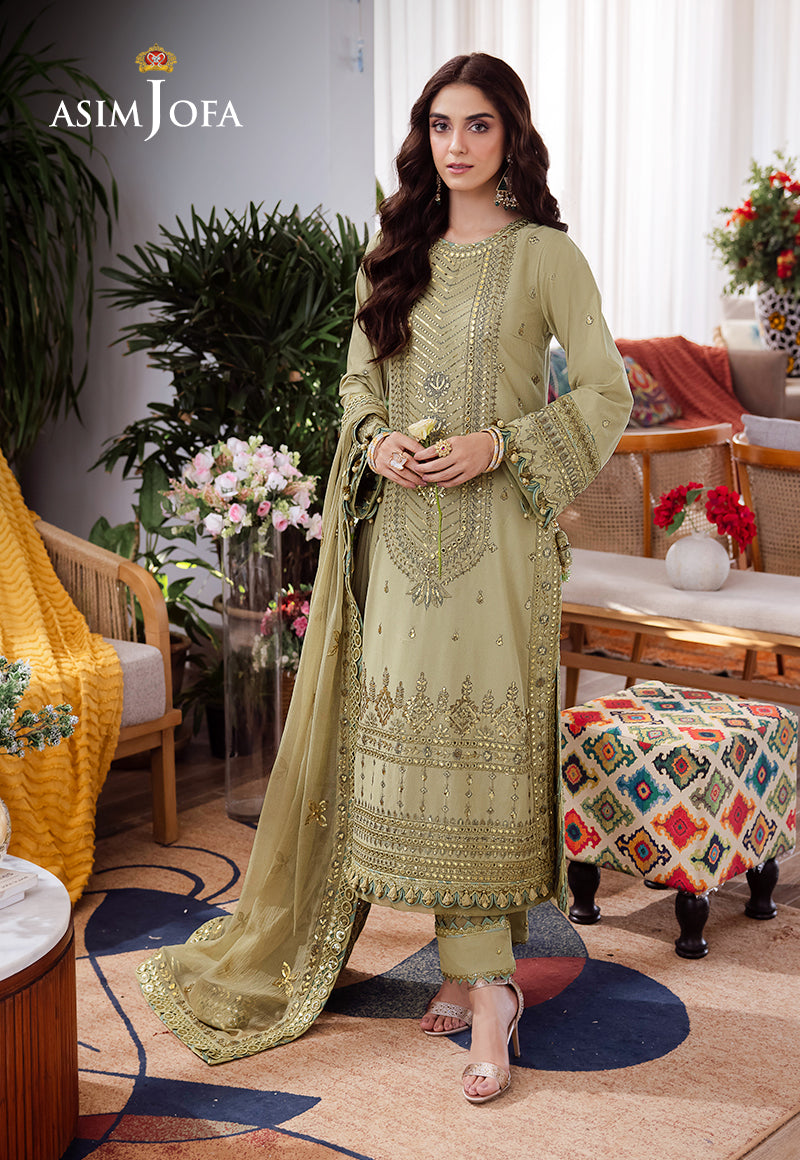 Asim Jofa | Uraan Lawn Chiffon Collection | AJUR-11 - Pakistani Clothes for women, in United Kingdom and United States