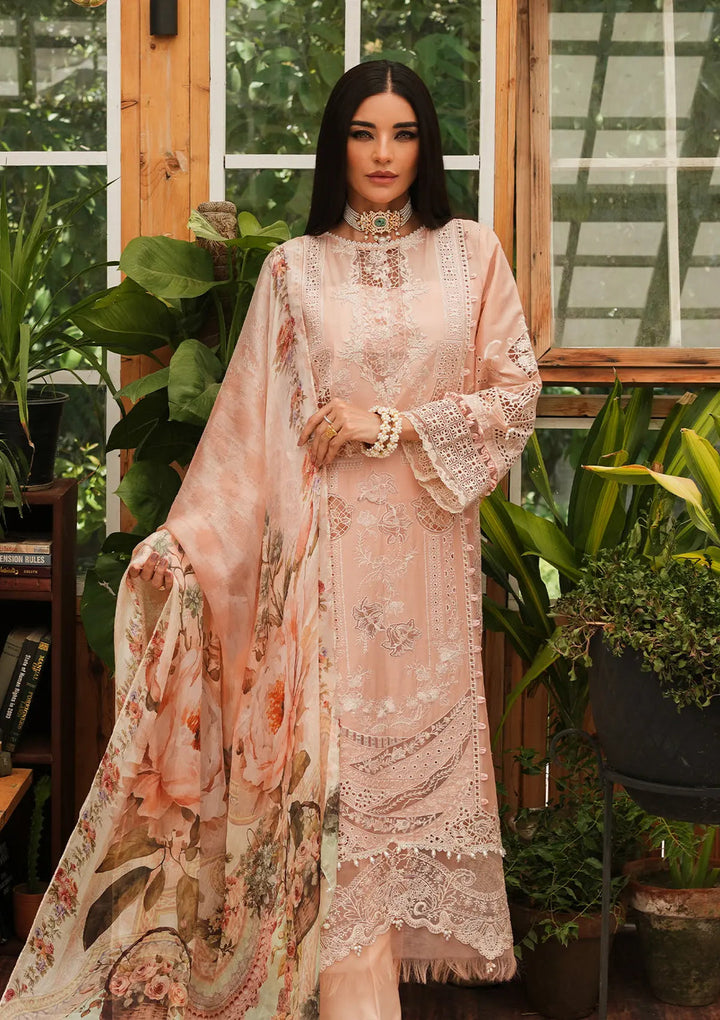 Kahf Premium | Luxury Lawn 24 | KLE-03A Flamingo - Pakistani Clothes for women, in United Kingdom and United States