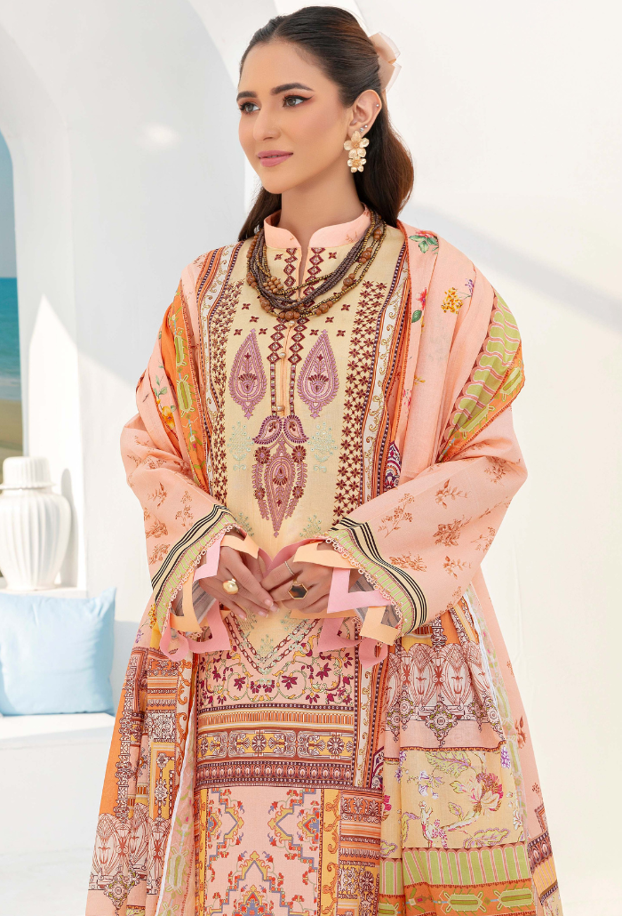 Humdum | Saira Bano Lawn 24 | D10 - Pakistani Clothes for women, in United Kingdom and United States