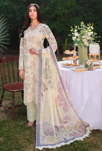 Humdum | Gardenia Lawn 24 |Printkari Lawn - PLG 05 - Pakistani Clothes for women, in United Kingdom and United States