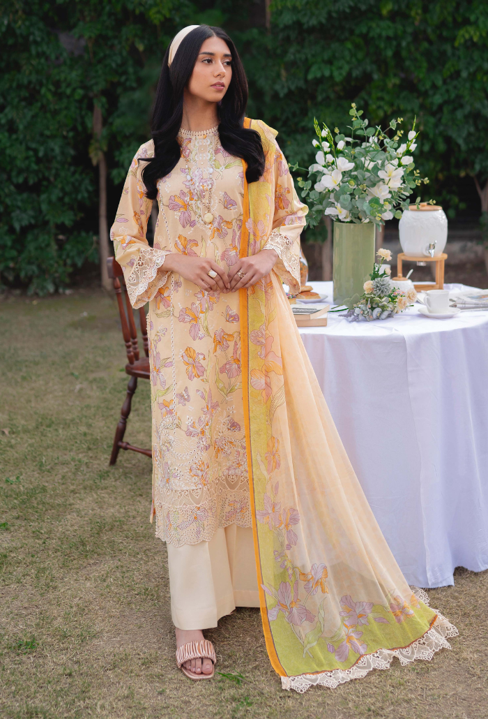 Humdum | Gardenia Lawn 24 | Printkari Lawn PLG 02 - Pakistani Clothes for women, in United Kingdom and United States