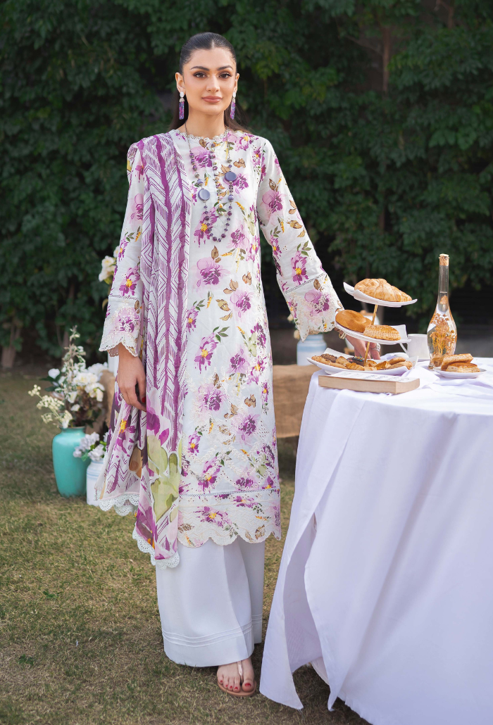 Humdum | Gardenia Lawn 24 | Printkari Lawn PLG 10 - Pakistani Clothes for women, in United Kingdom and United States