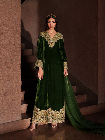 Caia | Luxury Velvet Edit 25 | Sage