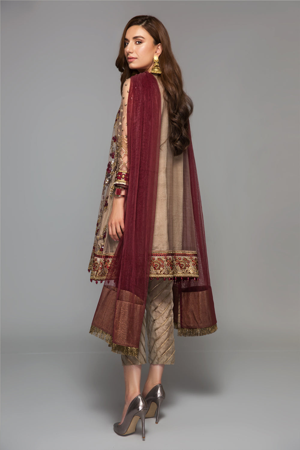 Baroque | Formals Collection | EMBROIDERED NET UF-14