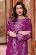 Farasha | Dastoor Embroidered Lawn SS24 | TEMPTING BERY - Pakistani Clothes for women, in United Kingdom and United States