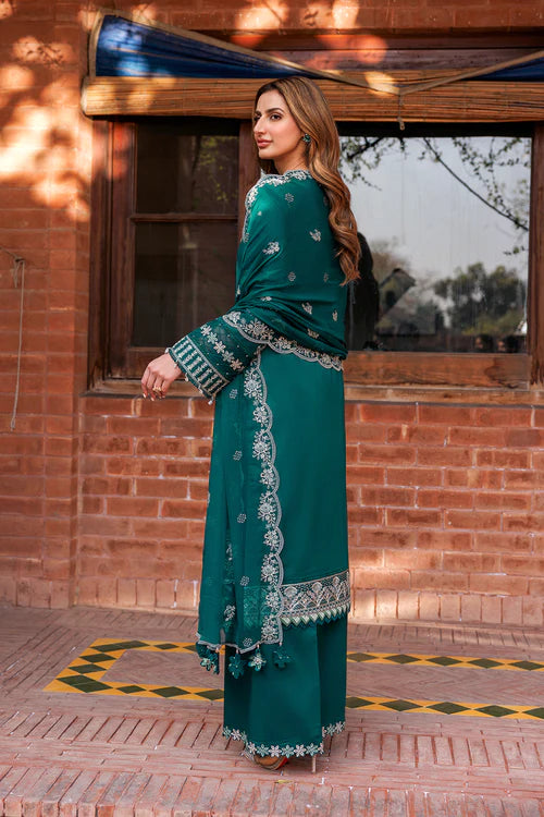 Farasha | Kaavish Lawn 24 | TEAL GARLAND - Pakistani Clothes for women, in United Kingdom and United States