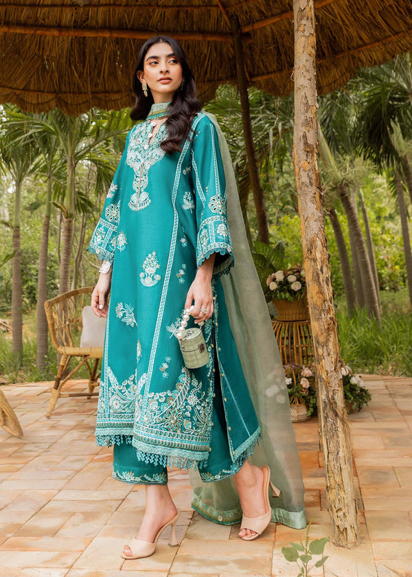 Sadaf Fawad Khan | Lawn 24 | Faizah (A) - Hoorain Designer Wear - Pakistani Designer Clothes for women, in United Kingdom, United states, CA and Australia