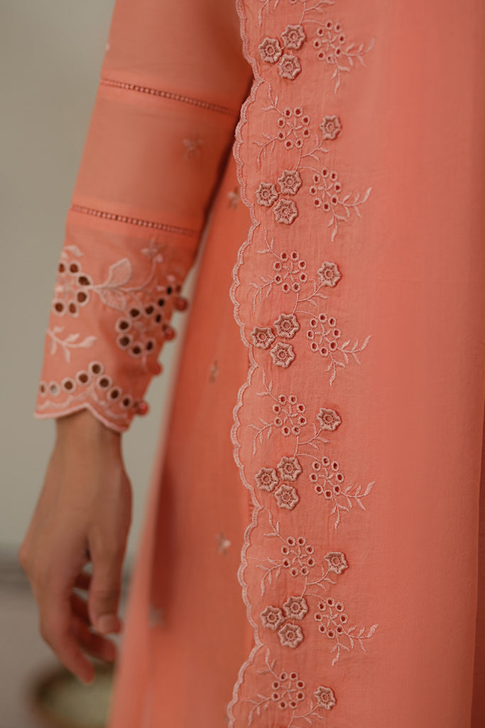 Cross Stitch | Chikankari Lawn 24 | CORAL HAZE - Pakistani Clothes for women, in United Kingdom and United States