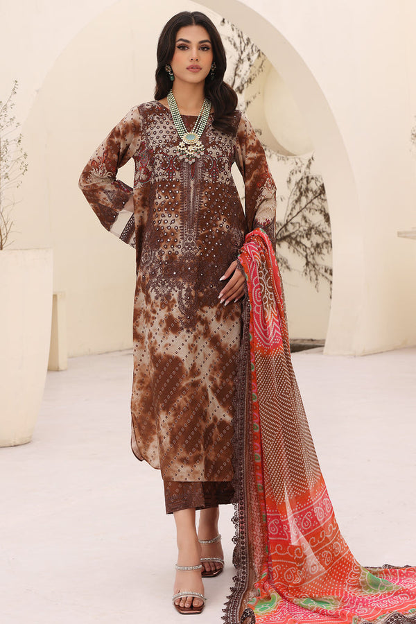 Charizma | Naranji Embroidered Lawn 24 | CN4-008 - Hoorain Designer Wear - Pakistani Designer Clothes for women, in United Kingdom, United states, CA and Australia