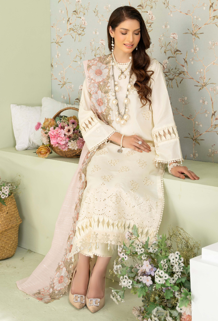 Humdum | Baad e Baharan Lawn | Baad e Baharan - D01 - Pakistani Clothes for women, in United Kingdom and United States