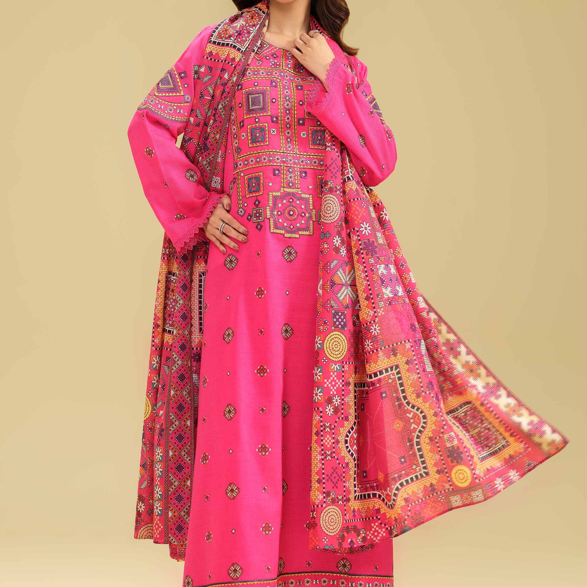 Nishat Linen | Naqsh Winter 2024 | Suit - 42404117