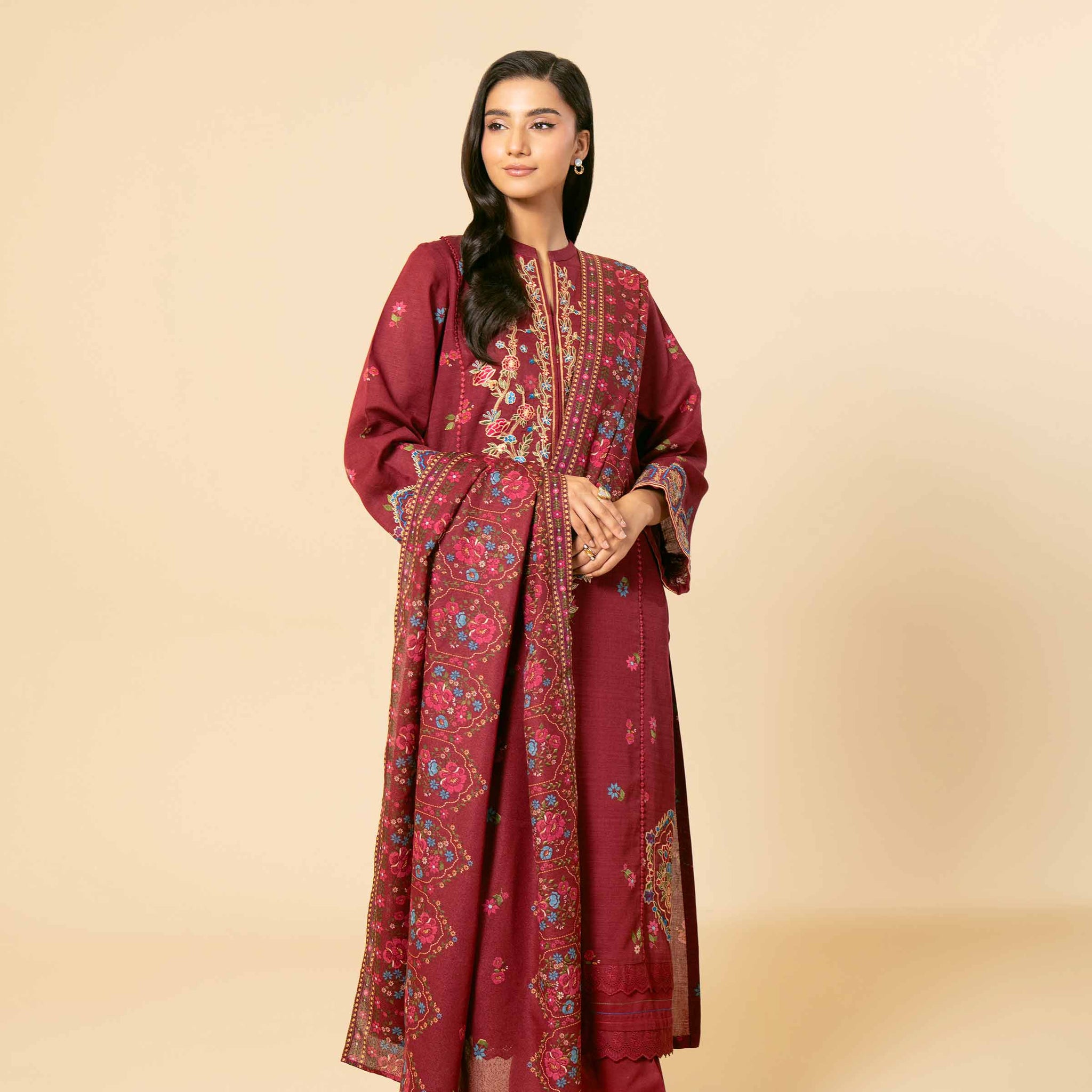 Nishat Linen | Naqsh Winter 2024 | Suit - 42404118