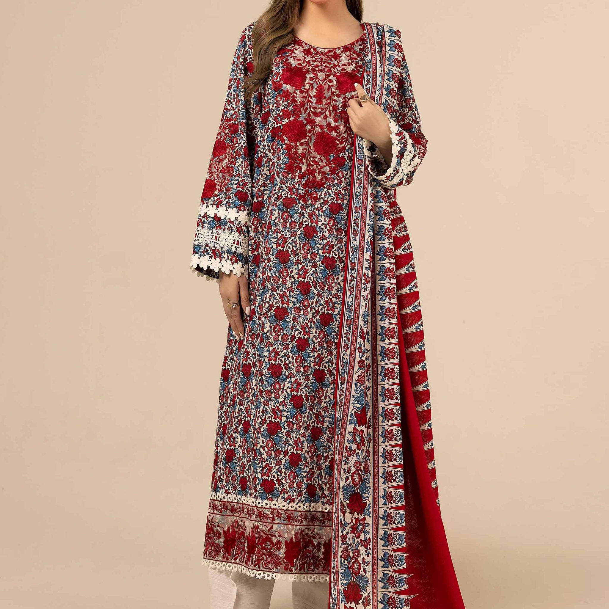 Nishat Linen | Naqsh Winter 2024 | Suit - 42404125