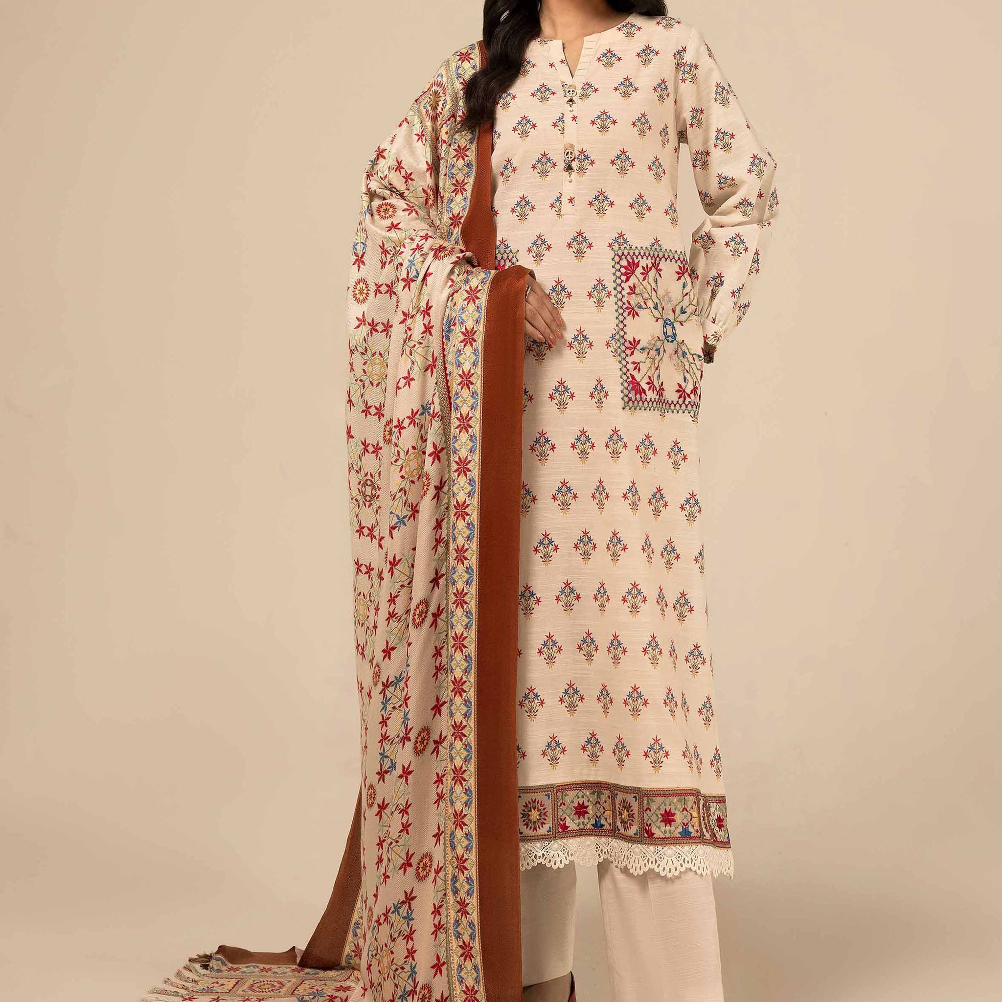 Nishat Linen | Naqsh Winter 2024 | Suit - 42404177