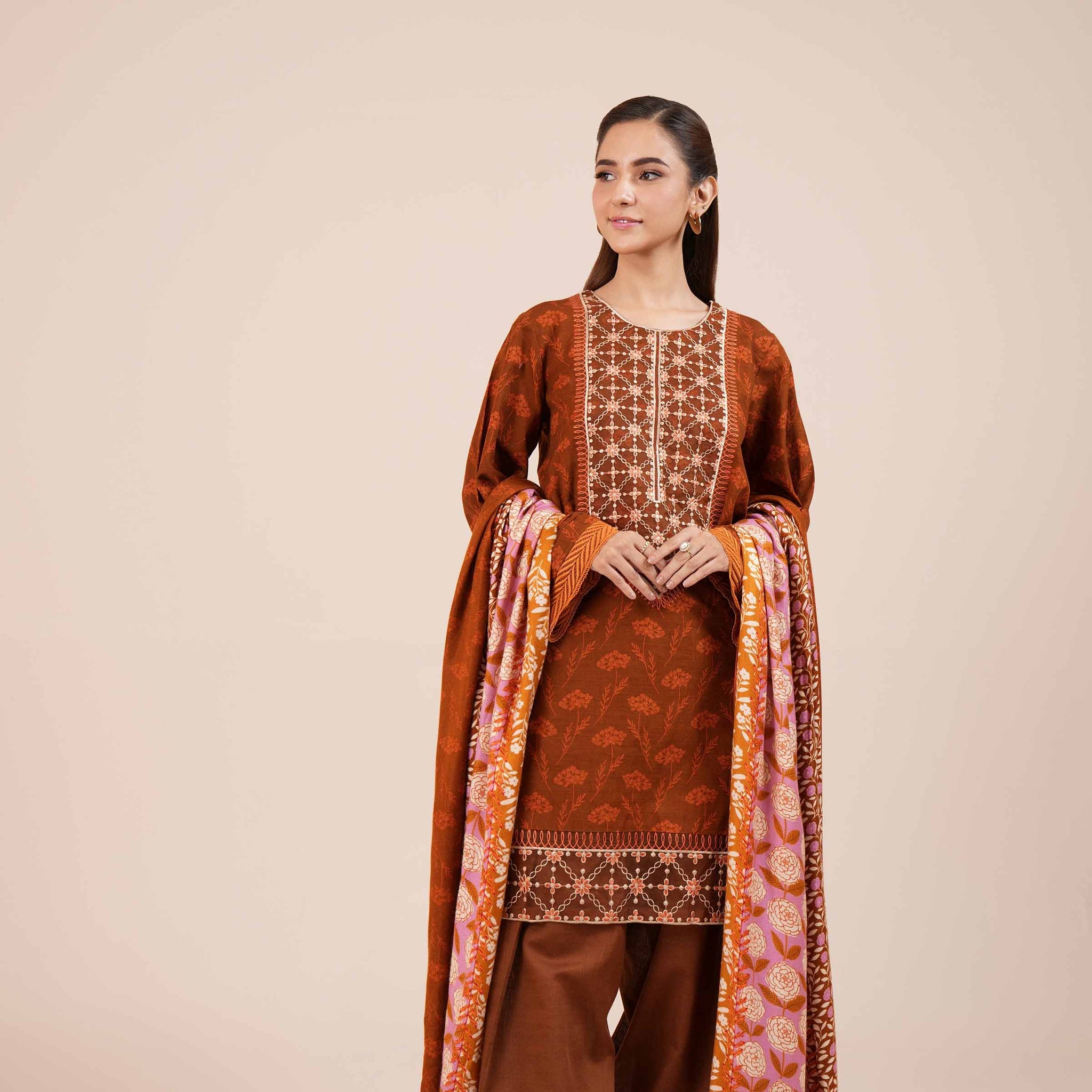 Nishat Linen | Naqsh Winter 2024 | Suit - 42404179