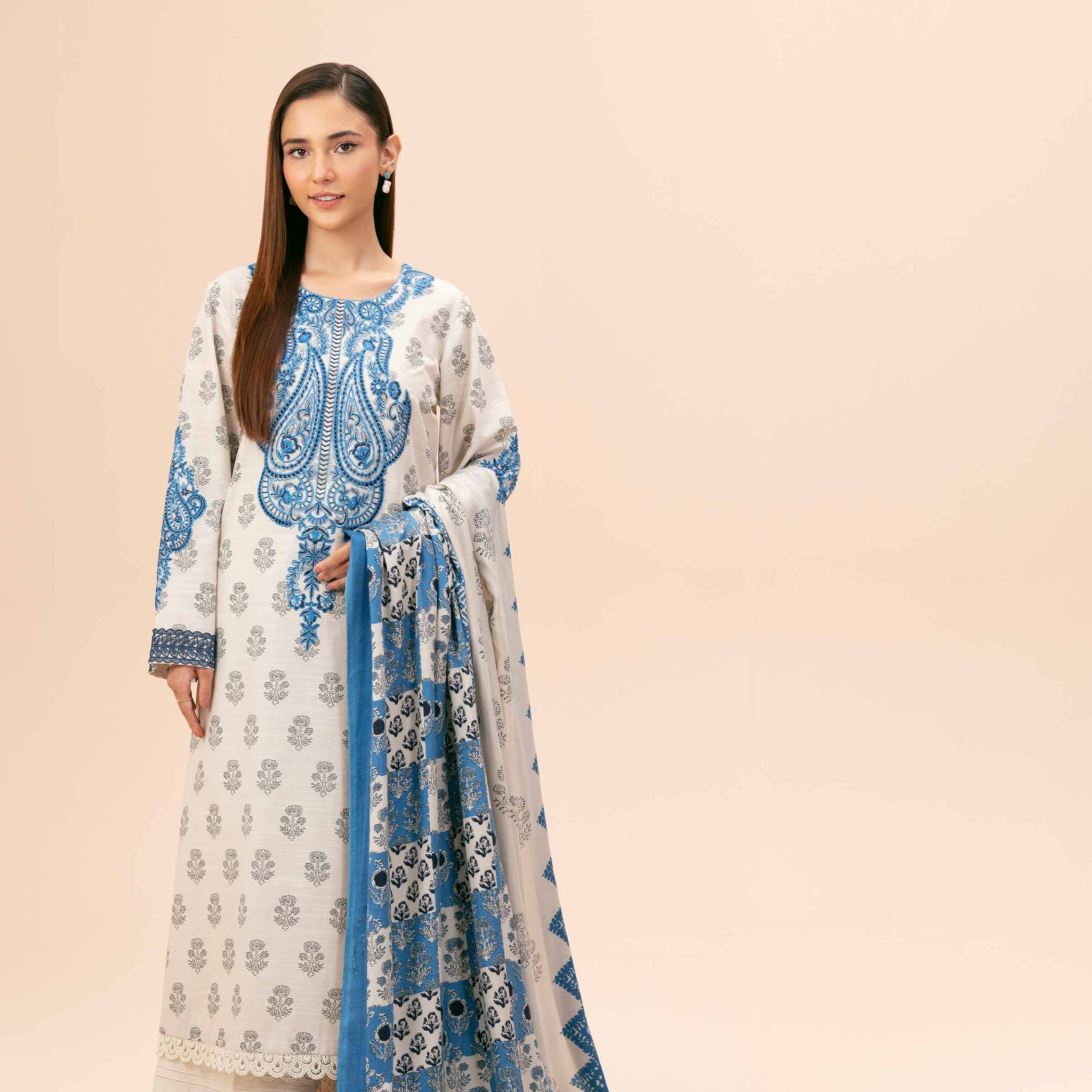 Nishat Linen | Naqsh Winter 2024 | Suit - 42404184