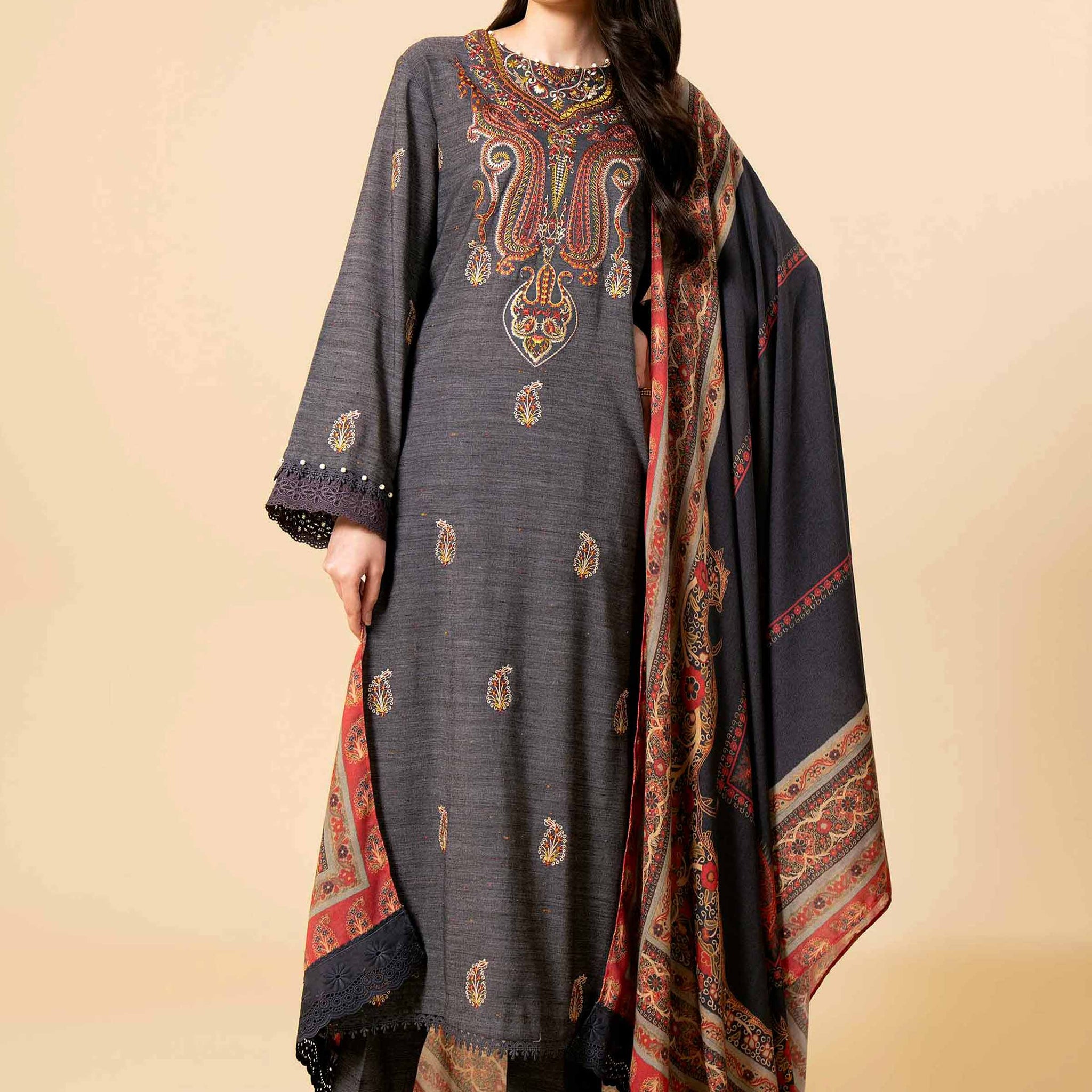 Nishat Linen | Naqsh Winter 2024 | Suit - 42404252