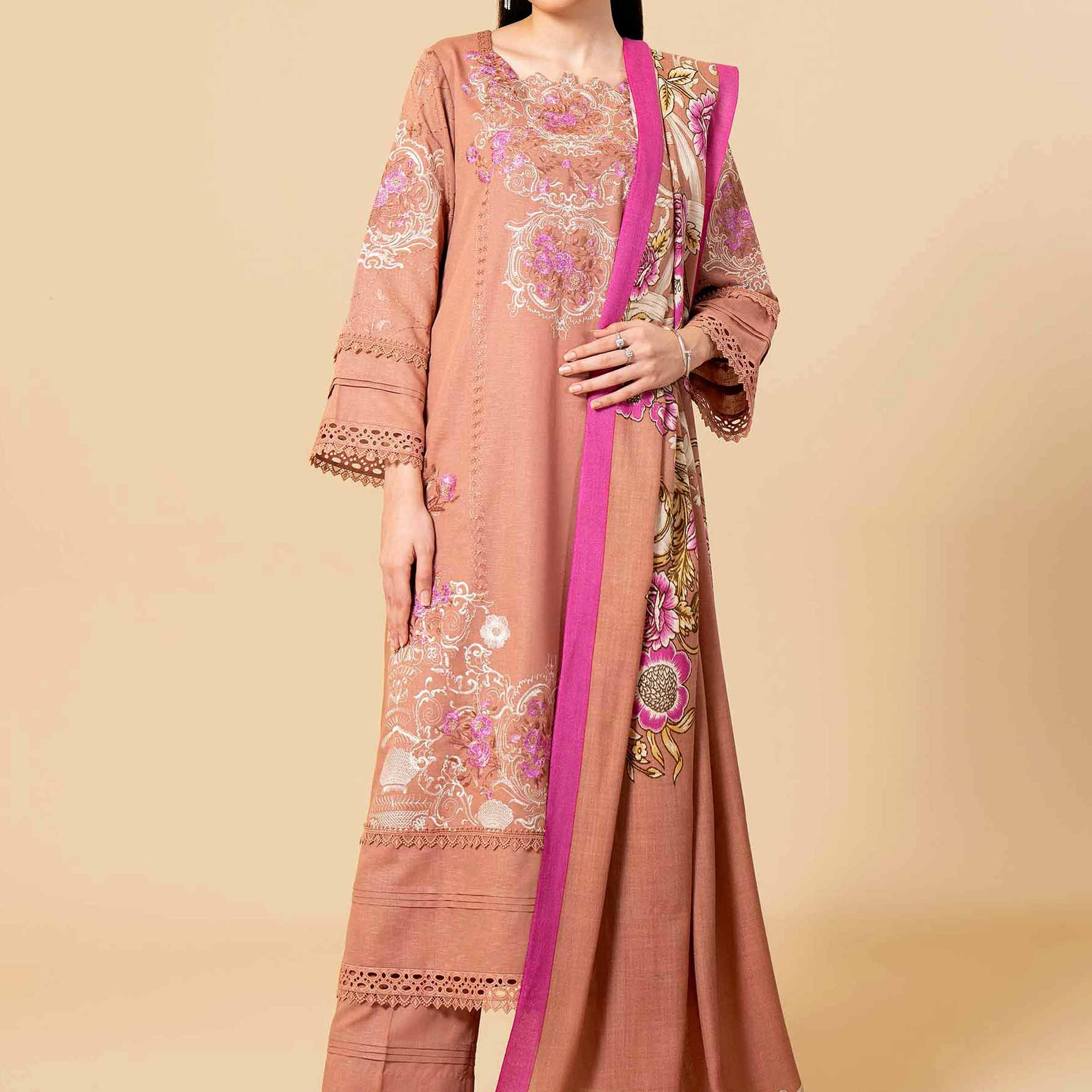 Nishat Linen | Naqsh Winter 2024 | Suit - 42404264