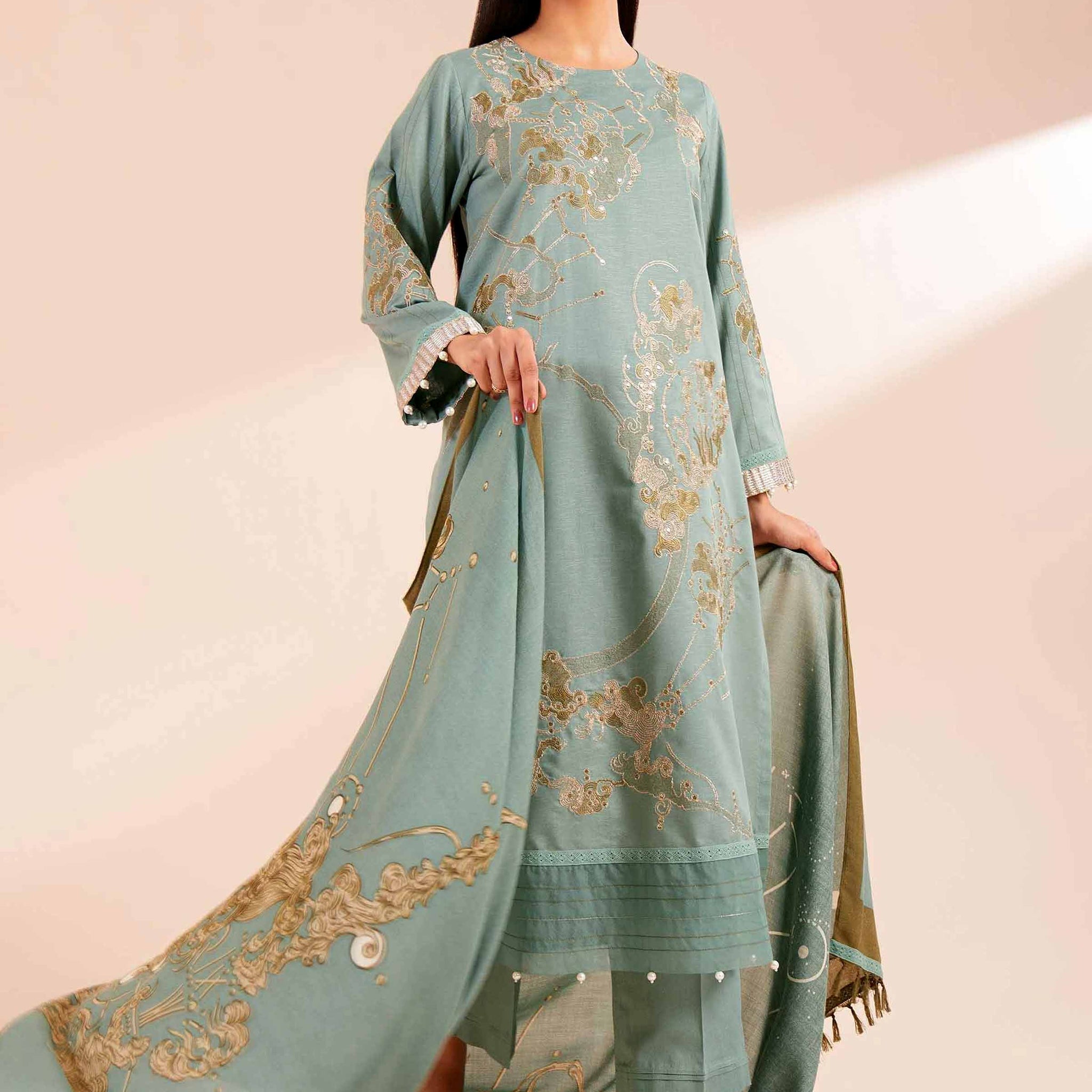 Nishat Linen | Naqsh Winter 2024 | Suit - 42404265