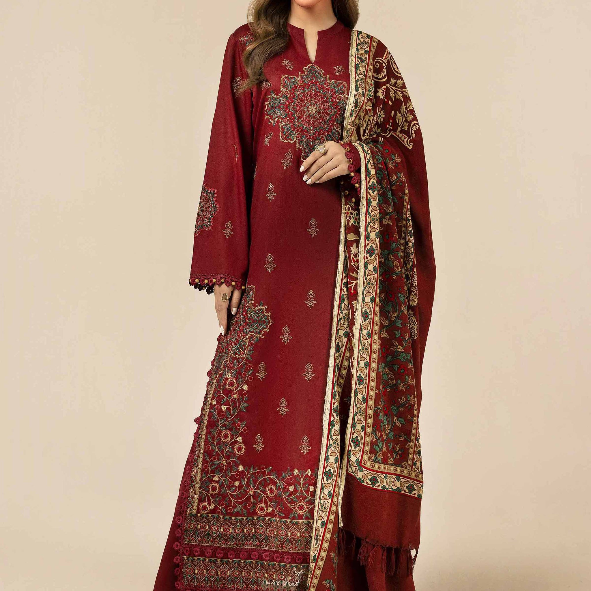 Nishat Linen | Naqsh Winter 2024 | Suit - 42404267