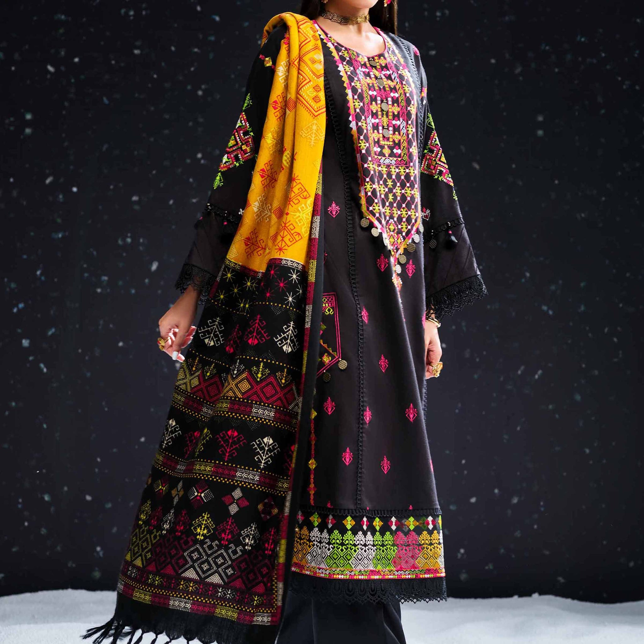 Nishat Linen | Naqsh Winter 2024 | Suit - 42404274