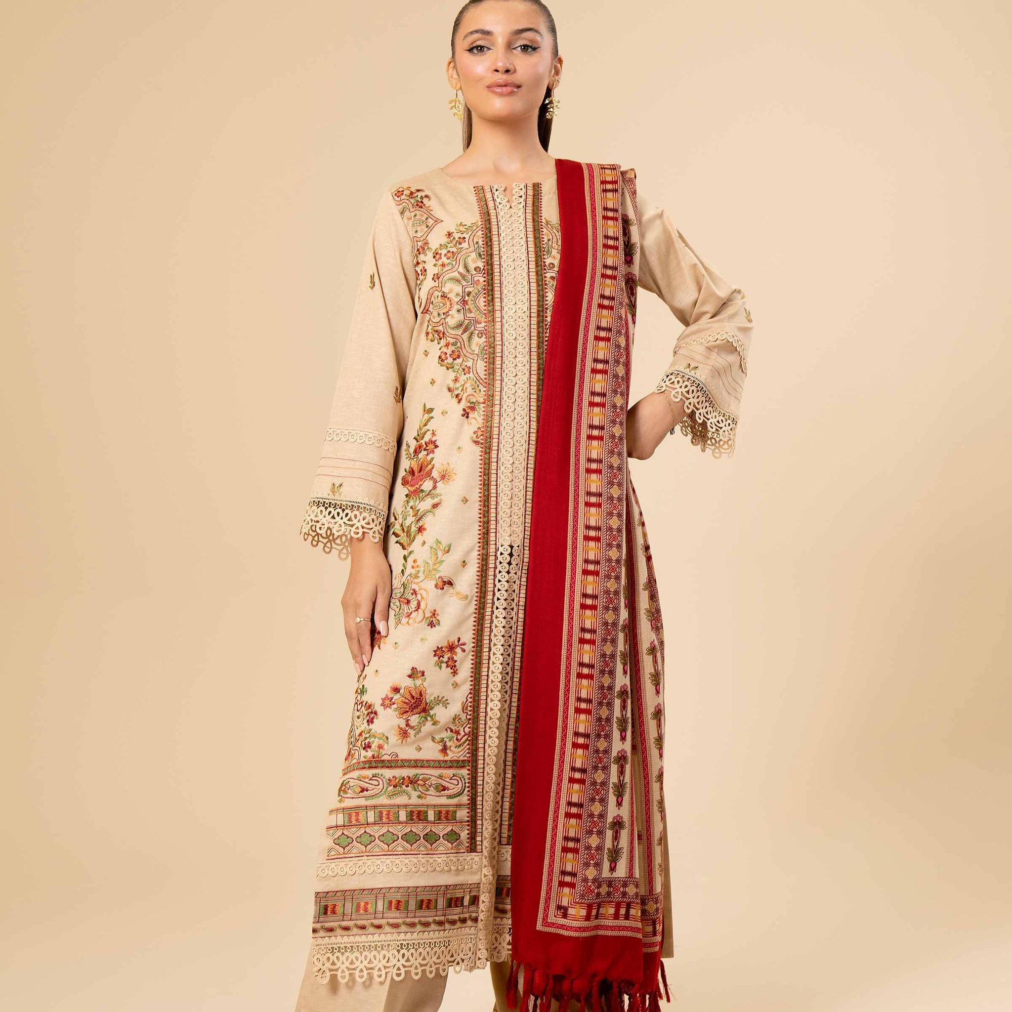 Nishat Linen | Naqsh Winter 2024 | Suit - 42404277