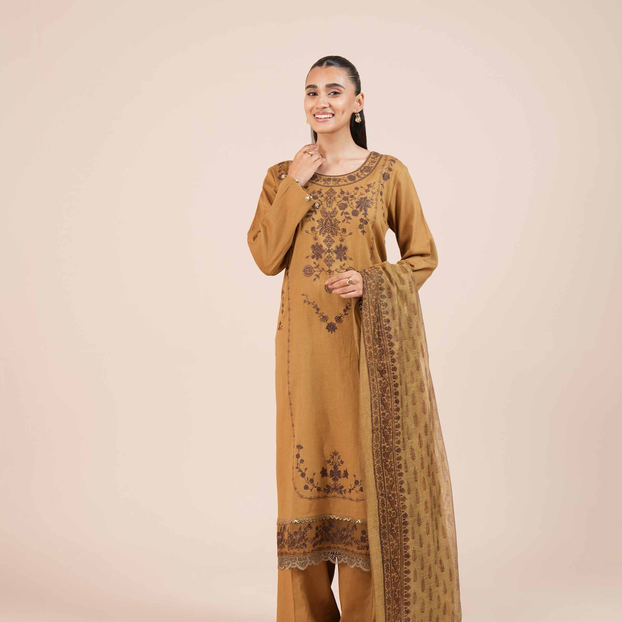 Nishat Linen | Naqsh Winter 2024 | Suit - 42404305