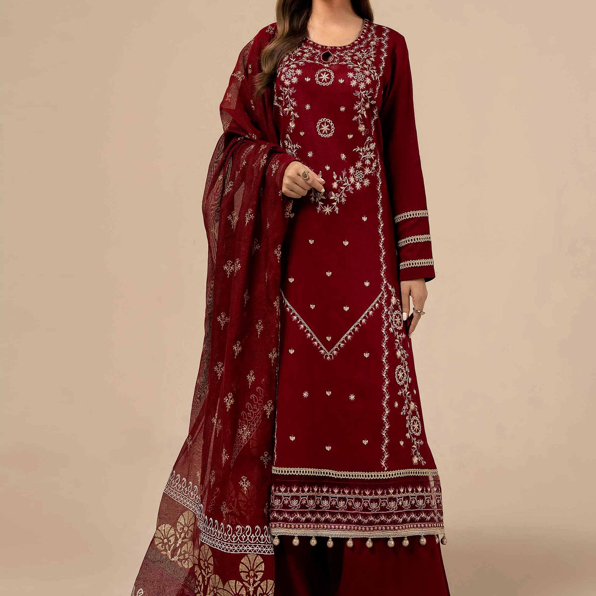 Nishat Linen | Naqsh Winter 2024 | Suit - 42404309