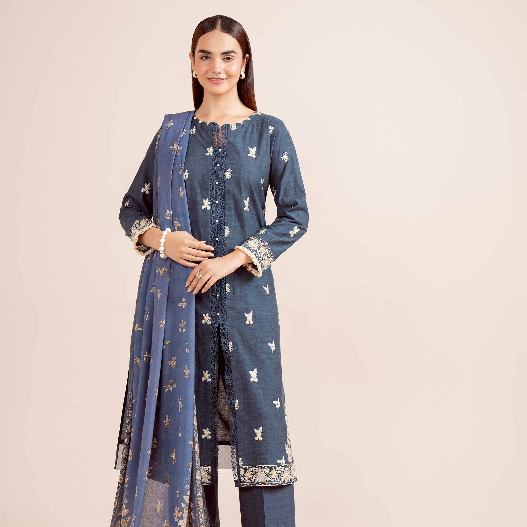 Nishat Linen | Naqsh Winter 2024 | Suit - 42404325