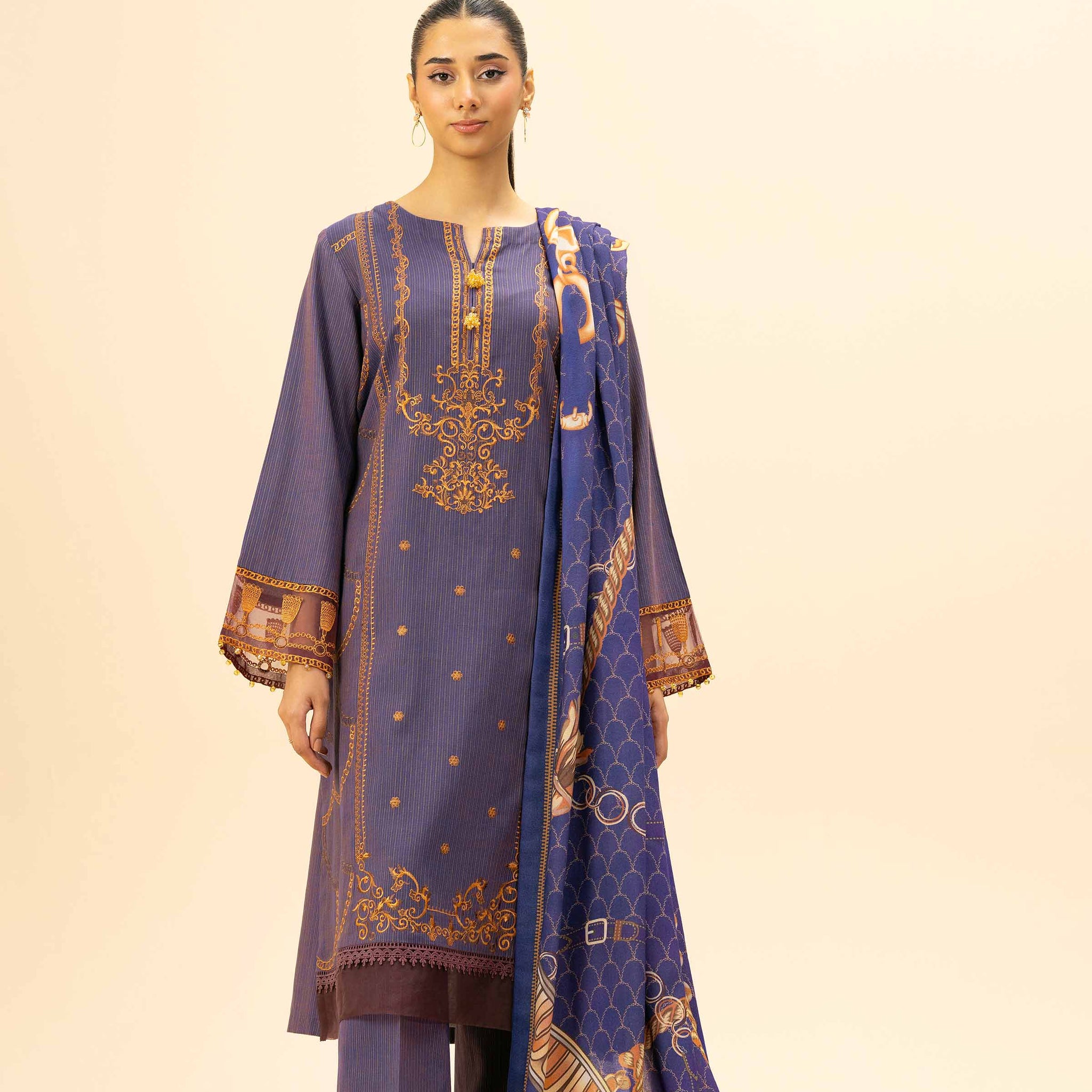 Nishat Linen | Naqsh Winter 2024 | Suit - 42404337