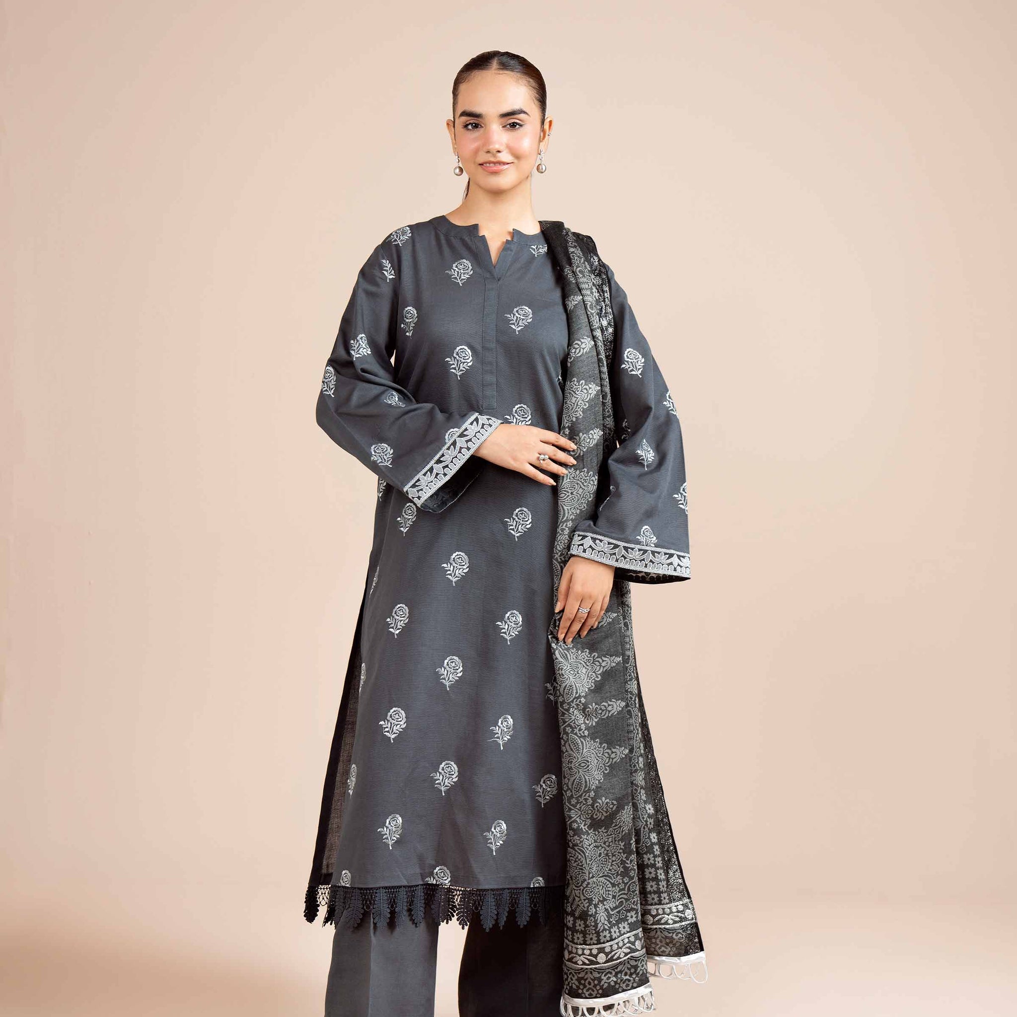 Nishat Linen | Naqsh Winter 2024 | Suit - 42404351