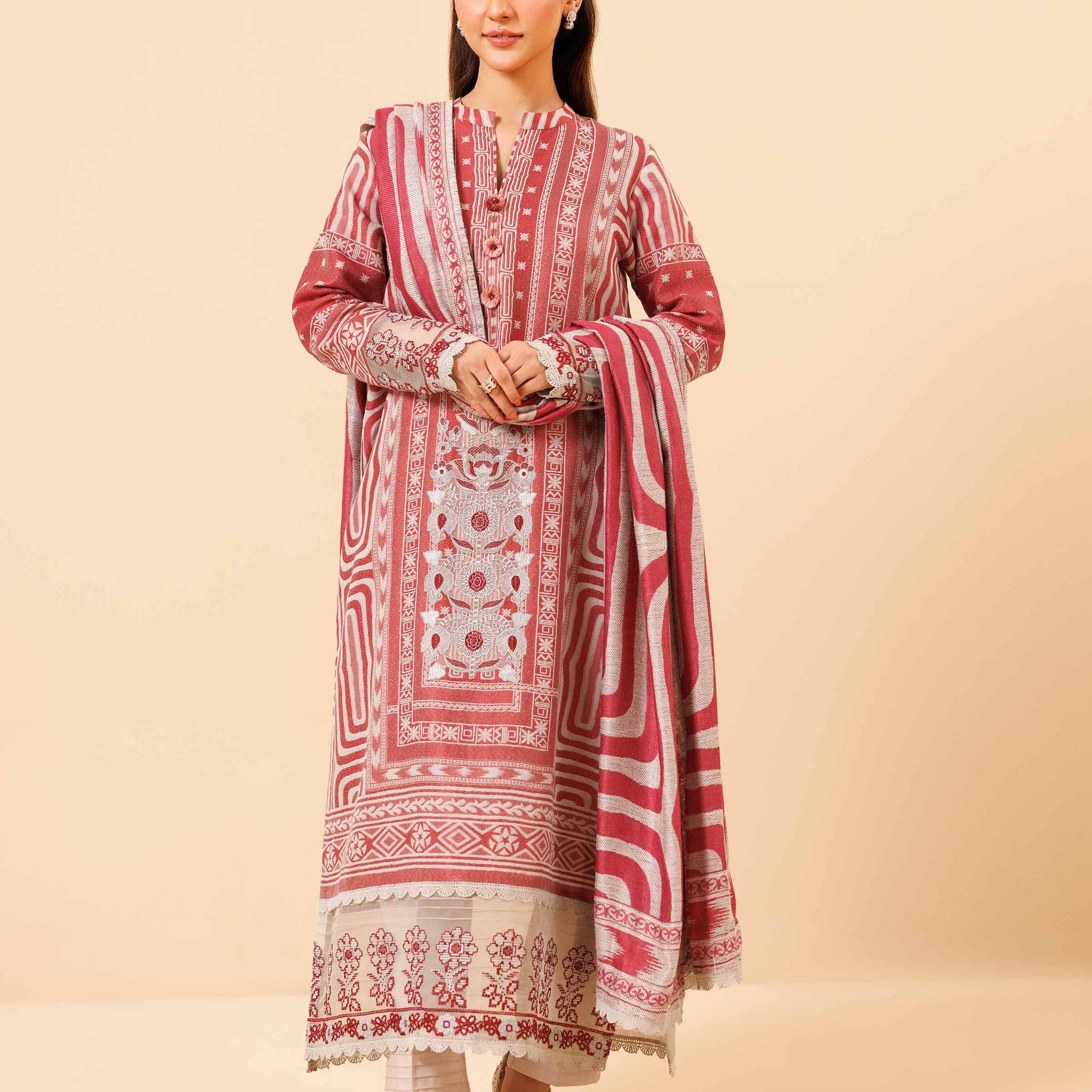 Nishat Linen | Naqsh Winter 2024 | Suit - 42404360