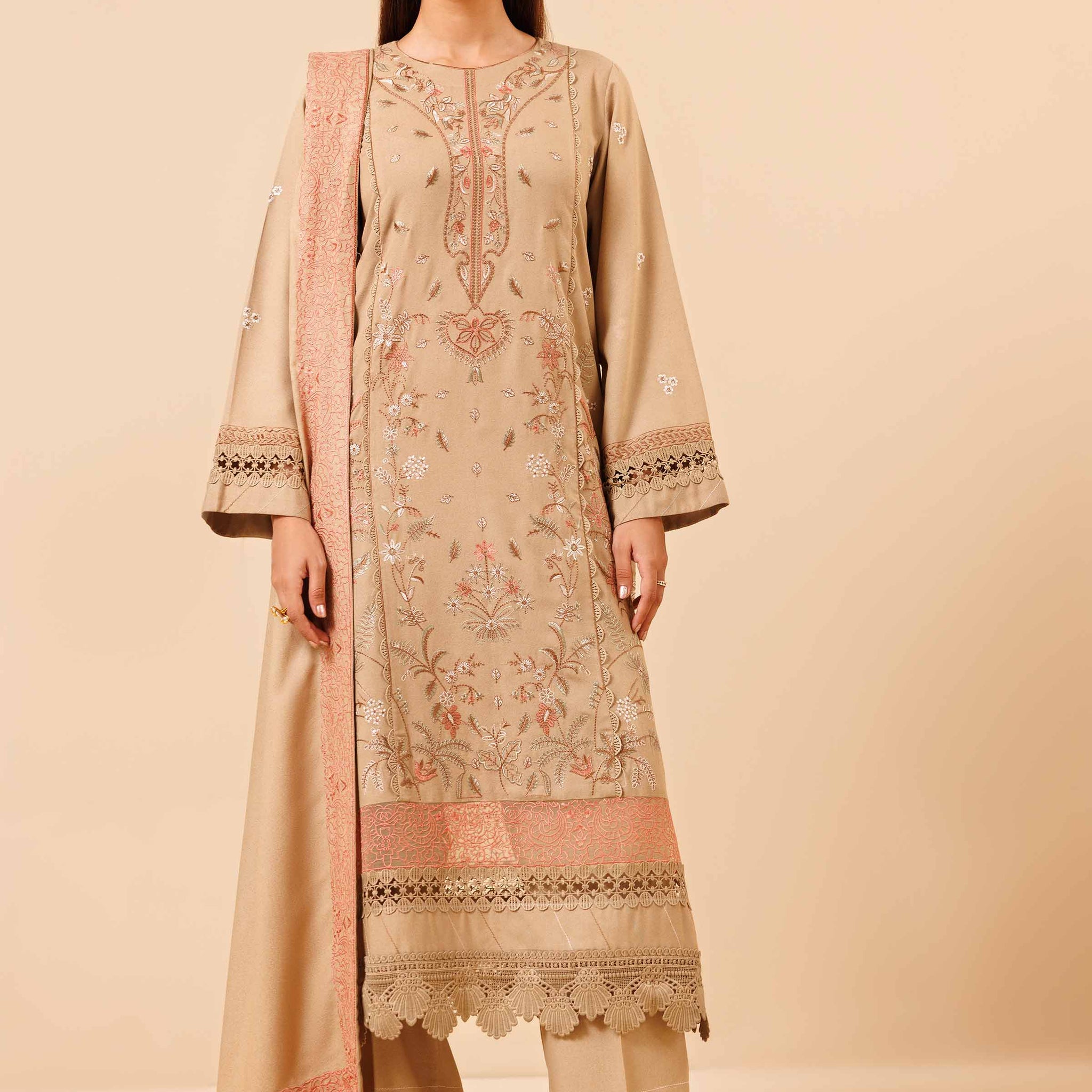 Nishat Linen | Naqsh Winter 2024 | Suit - 42404363