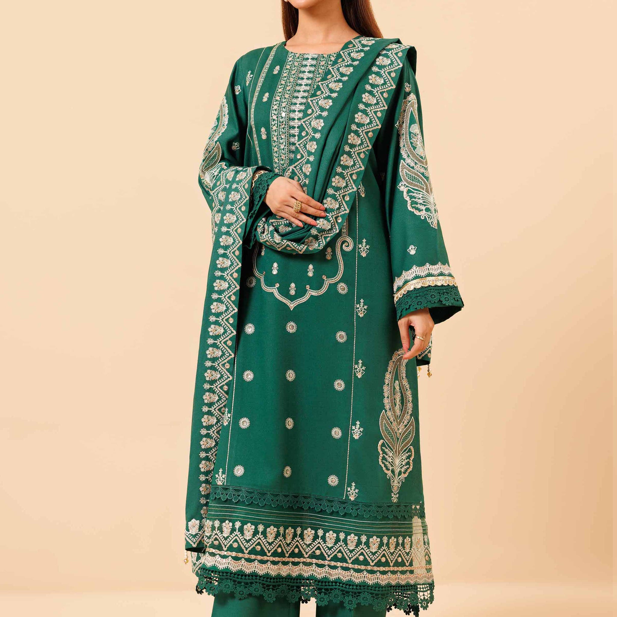 Nishat Linen | Naqsh Winter 2024 | Suit -42404364