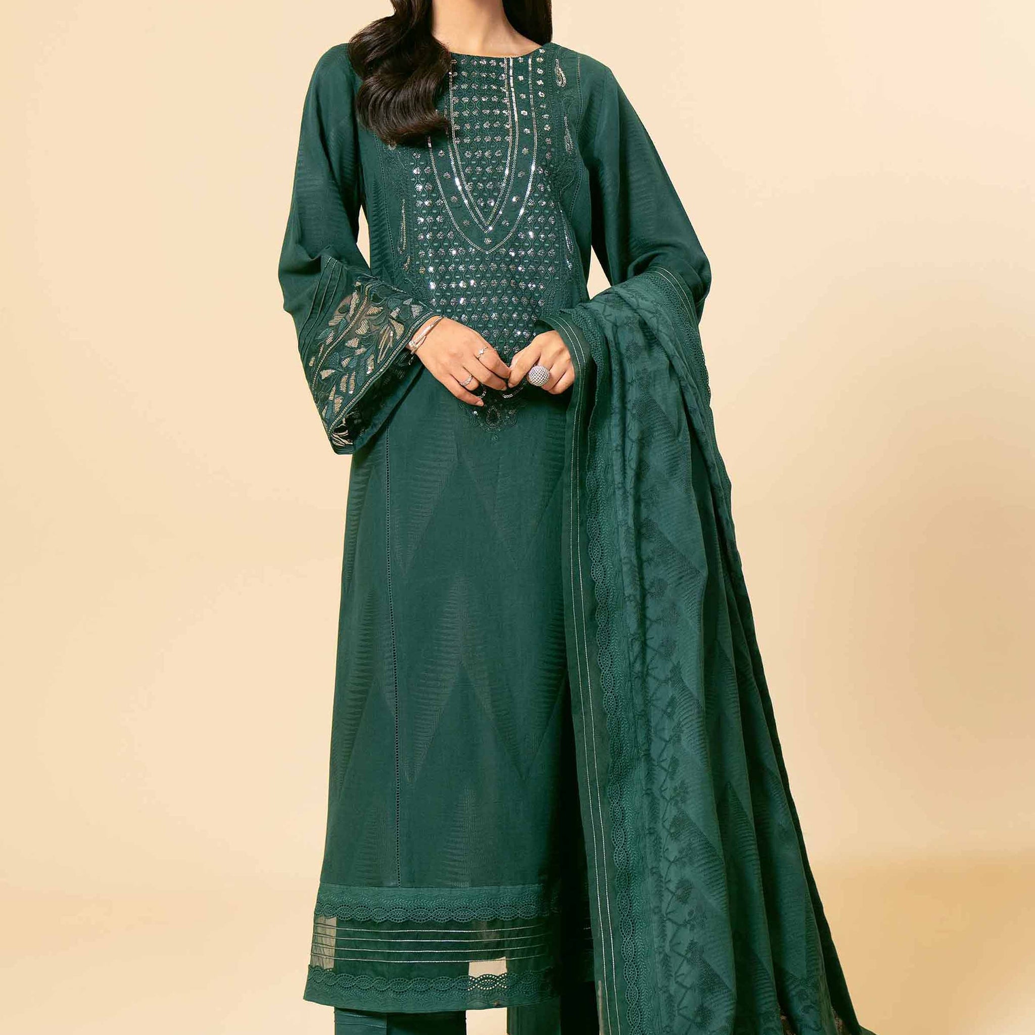 Nishat Linen | Naqsh Winter 2024 | Suit - 42404396