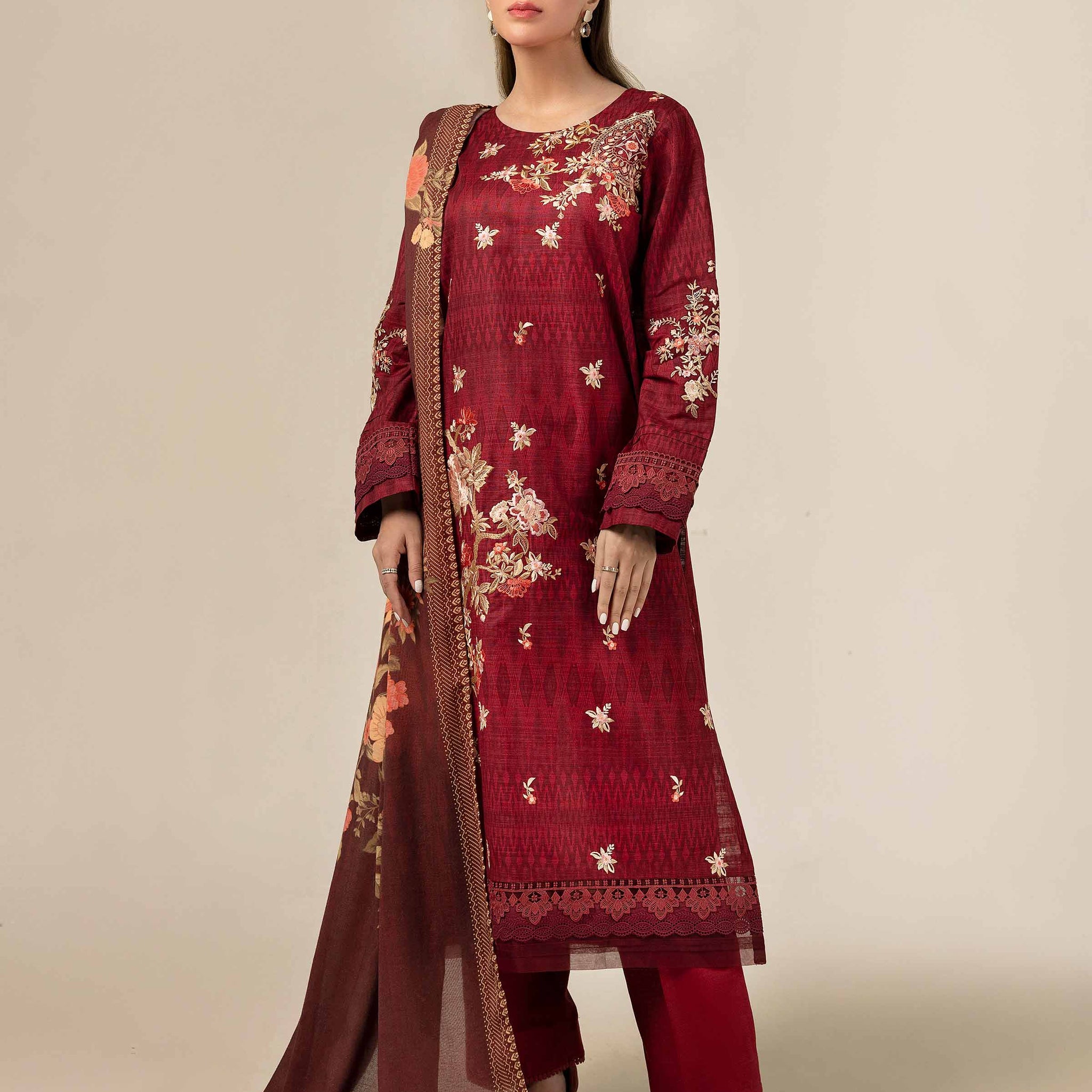 Nishat Linen | Naqsh Winter 2024 | Suit - 42404401