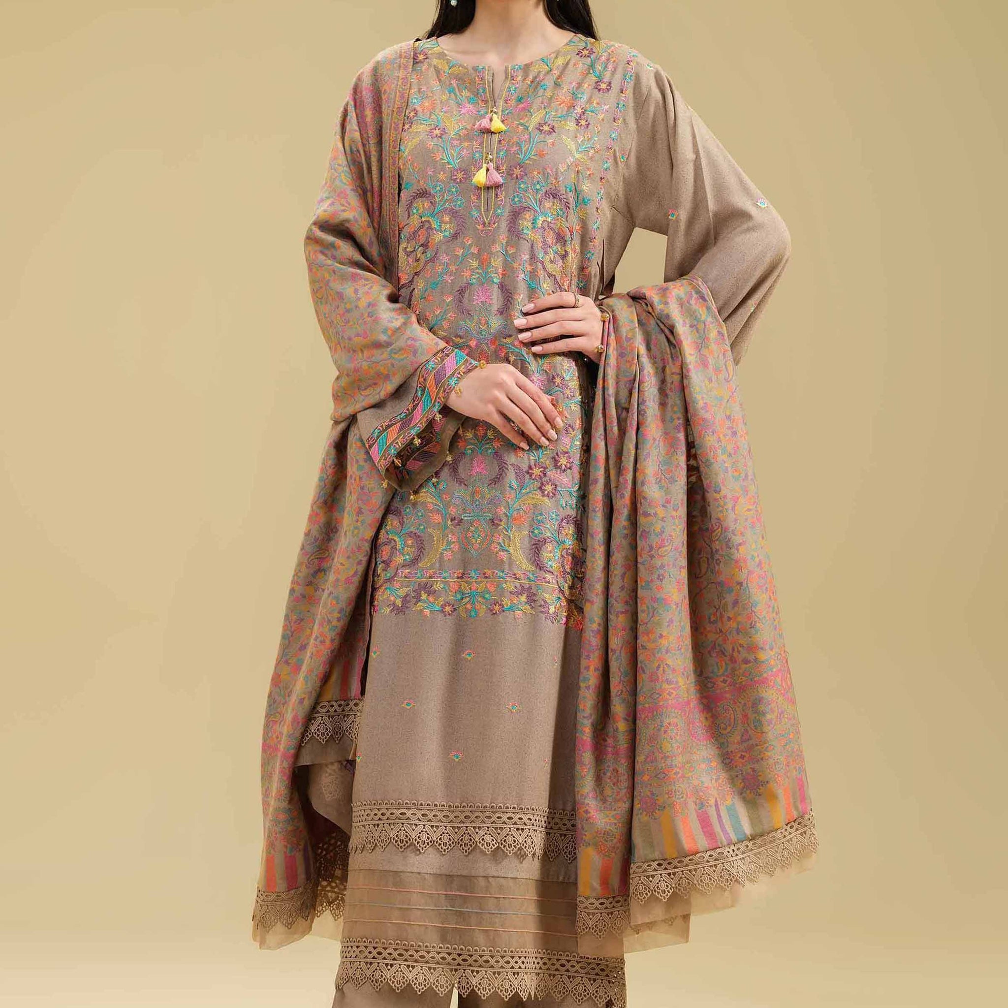 Nishat Linen | Shawl Collection 24 | 42404509